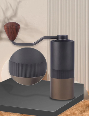 Vintage El Krank Kahve Öğütücü Ev Mini Düz Çapak Ayarlanabilir