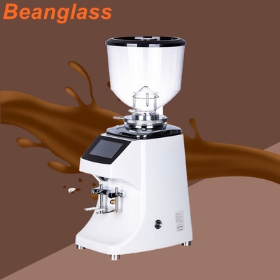 83mm Düz Burr Kahve Miller Elektrikli Espresso Öğütücü Beyaz