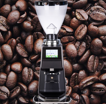 İtalyan Espresso Otomatik Süt Köpürtücü Ticari Kahve Çekirdekleri Öğütücü 220 V