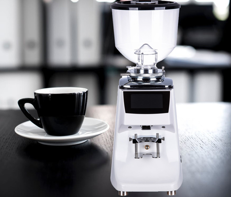 Espresso Dokunmatik Ekran Kahve Öğütücü 83mm Titanyum Metal Çapak Kahve Öğütücü