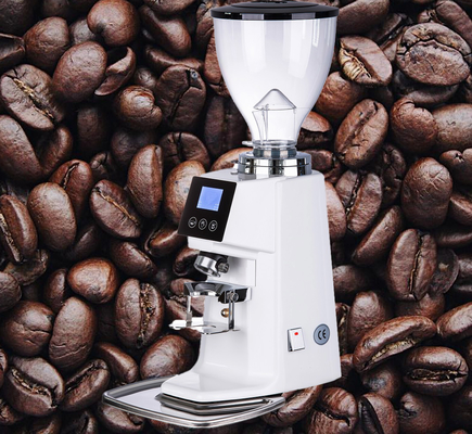 Alüminyum Alaşımlı / ABS Espresso Öğütme Makinesi Elektrikli Düz Burr Kahve Öğütücü