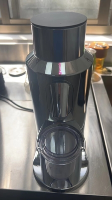 Karbon siyahı kahve değirmeni makinesi ev espresso kahve konik düz çapak T64