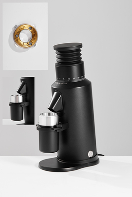 1400RPM Evde Kullanım Kahve Öğütücü Düz 64mm Çapak Siyah Beyaz Renk