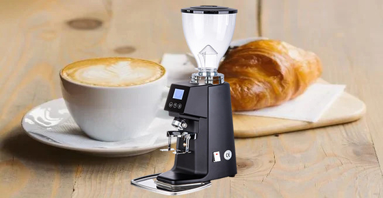 Ticari Dozsuz Kahve Makinesini 220V Paslanmaz Çelik Kahve Tozu Konteyneri