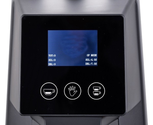 Gümüş Otomatik Dokunmatik Ekran Espresso Dozersiz Kahve Öğütücü 50HZ 60 HZ