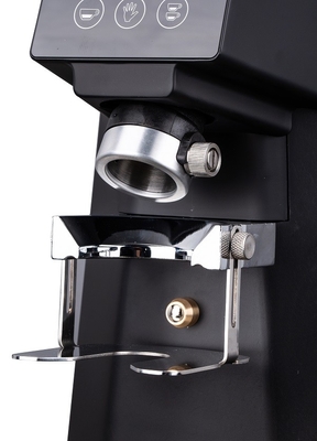Gümüş Otomatik Dokunmatik Ekran Espresso Dozersiz Kahve Öğütücü 50HZ 60 HZ