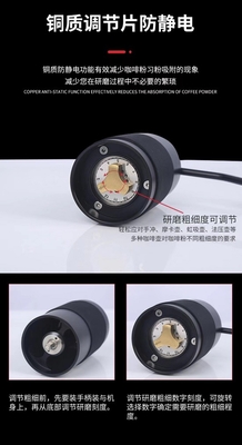Mini 30g Kahve Çekirdeği Tozu Espresso Çekirdeği Öğütücü Fincan Ahşap Handel